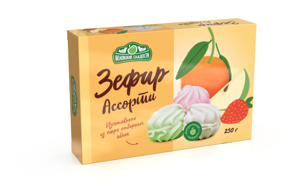 №2 Зефир белевский "Ассорти" 250г в Барнауле